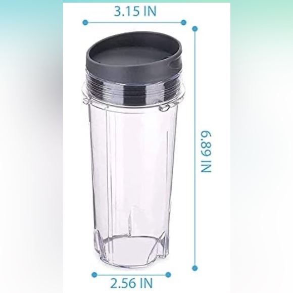 Universal 16 OZ Blender Flip Top to-go Seal Cup Lid Replacement Cups - Picture 3 of 11